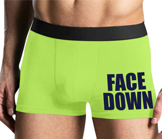 Face Down - Yellow Boxer Brief