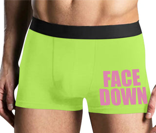 Face Down - Yellow Boxer Brief