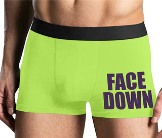 Face Down - Yellow Boxer Brief