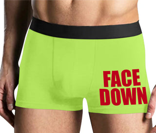 Face Down - Yellow Boxer Brief