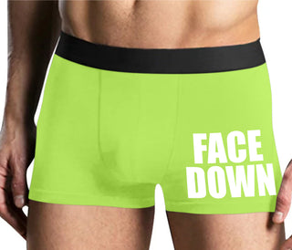 Face Down - Yellow Boxer Brief