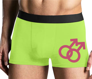Gay Sign - Yellow Boxer Brief