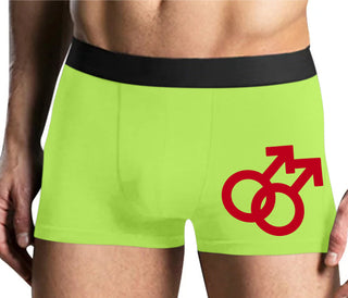 Gay Sign - Yellow Boxer Brief