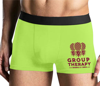 Group Therapy - Sharing Is Caring - Yellow Boxer Brief