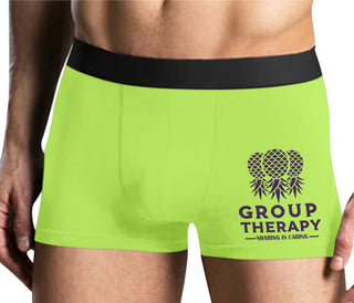 Group Therapy - Sharing Is Caring - Yellow Boxer Brief