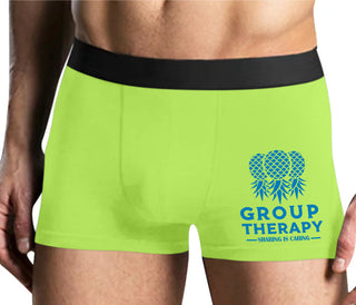 Group Therapy - Sharing Is Caring - Yellow Boxer Brief