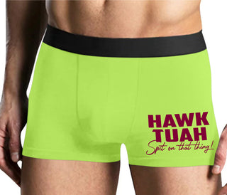 Hawk Tuah Spit On That Thing - Yellow Boxer Brief