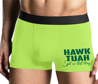 Hawk Tuah Spit On That Thing - Yellow Boxer Brief