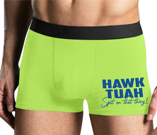 Hawk Tuah Spit On That Thing - Yellow Boxer Brief