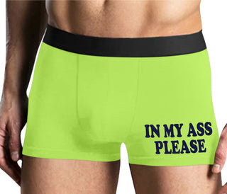 In My Ass Please - Yellow Boxer Brief