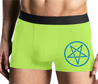 Inverted Pentagram - Yellow Boxer Brief