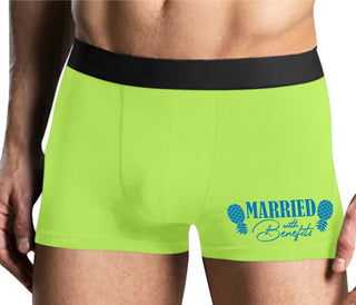 Married With Benefits - Yellow Boxer Brief