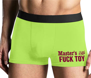 Master's Little Fuck Toy - Yellow Boxer Brief