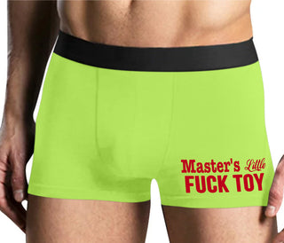 Master's Little Fuck Toy - Yellow Boxer Brief