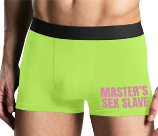 Masters Sex Slave - Yellow Boxer Brief
