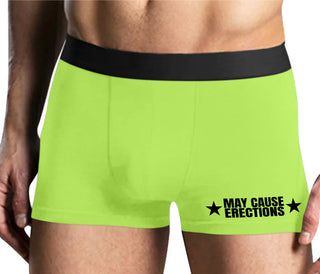 May Cause Erections - Yellow Boxer Brief