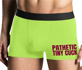 Pathetic Tiny Cuck - Yellow Boxer Brief