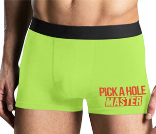 Pick A Hole Master - Yellow Boxer Brief