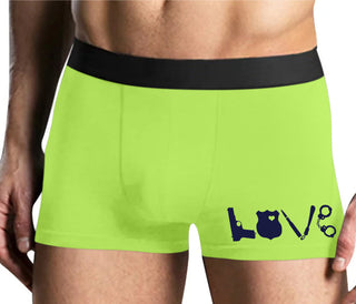 Police Love - Yellow Boxer Brief