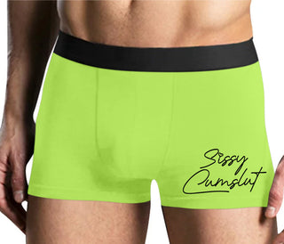 Sissy Cumslut - Yellow Boxer Brief