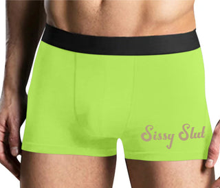 Sissy Slut - Yellow Boxer Brief