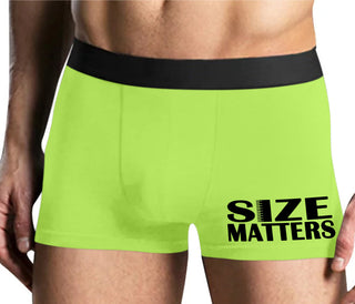 Size Matters - Yellow Boxer Brief