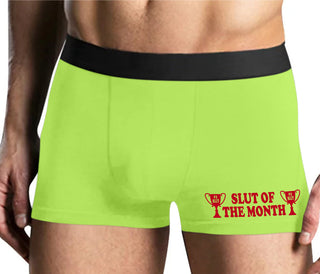 Slut Of The Month - Yellow Boxer Brief