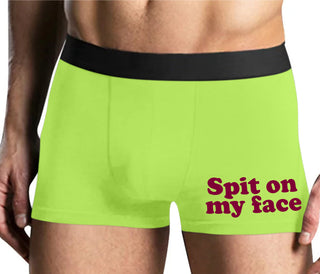 Spit On My Face - Yellow Boxer Brief