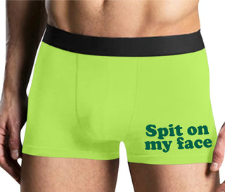 Spit On My Face - Yellow Boxer Brief