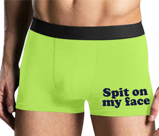 Spit On My Face - Yellow Boxer Brief
