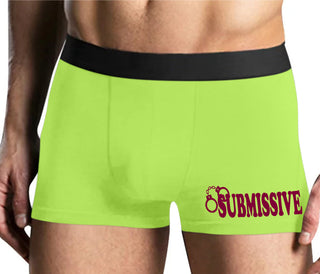 Submissive - Cuff Logo - Yellow Boxer Brief