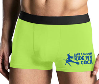Save A Broom - Ride My Cock - Yellow Boxer Brief