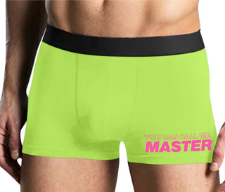 You Can Call Me Master - Yellow Boxer Brief