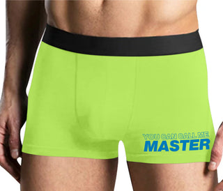 You Can Call Me Master - Yellow Boxer Brief