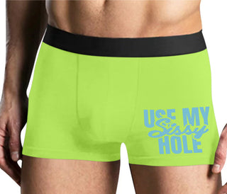 Use My Sissy Hole - Yellow Boxer Brief