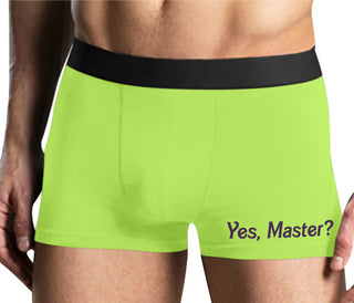 Yes Master ? - Yellow Boxer Brief