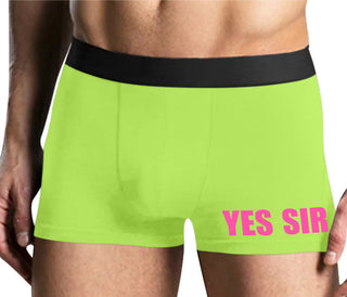 Yes Sir - Yellow Boxer Brief