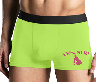 Yes Sir - Submissive Man - Yellow Boxer Brief