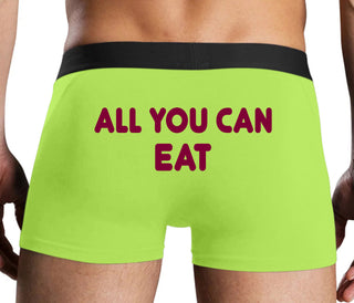 All You Can Eat - Neon Yellow Boxer Brief