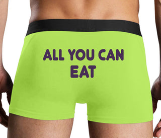 All You Can Eat - Neon Yellow Boxer Brief