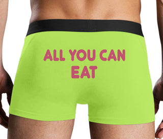 All You Can Eat - Neon Yellow Boxer Brief