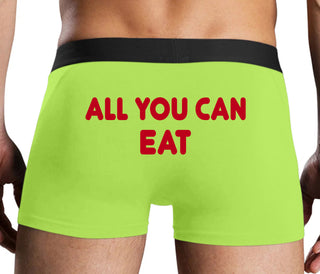 All You Can Eat - Neon Yellow Boxer Brief