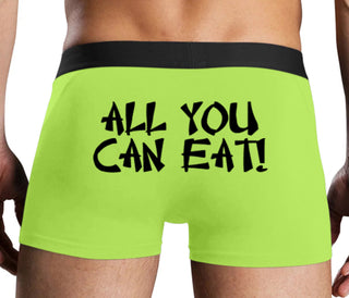 All You Can Eat Chinese Takaway Style - Neon Yellow Boxer Brief