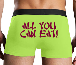 All You Can Eat Chinese Takaway Style - Neon Yellow Boxer Brief