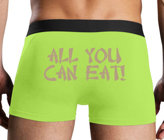 All You Can Eat Chinese Takaway Style - Neon Yellow Boxer Brief