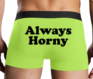 Always Horny - Neon Yellow Boxer Brief
