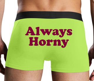 Always Horny - Neon Yellow Boxer Brief