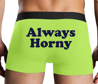 Always Horny - Neon Yellow Boxer Brief