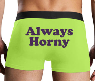 Always Horny - Neon Yellow Boxer Brief