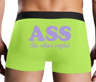 Ass The Other Vagina - Neon Yellow Boxer Brief